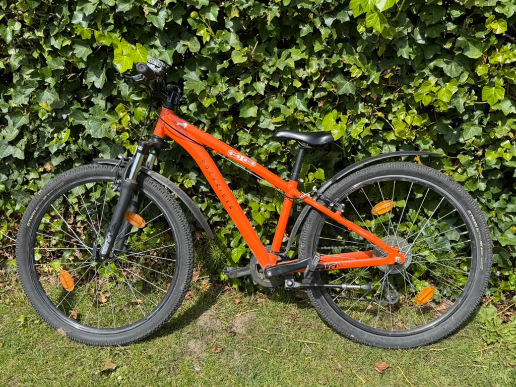 Mountainbike MTB Decathlon 26 inch, Fietsen en Brommers, Gebruikt, Velgrem, Versnellingen, Ophalen