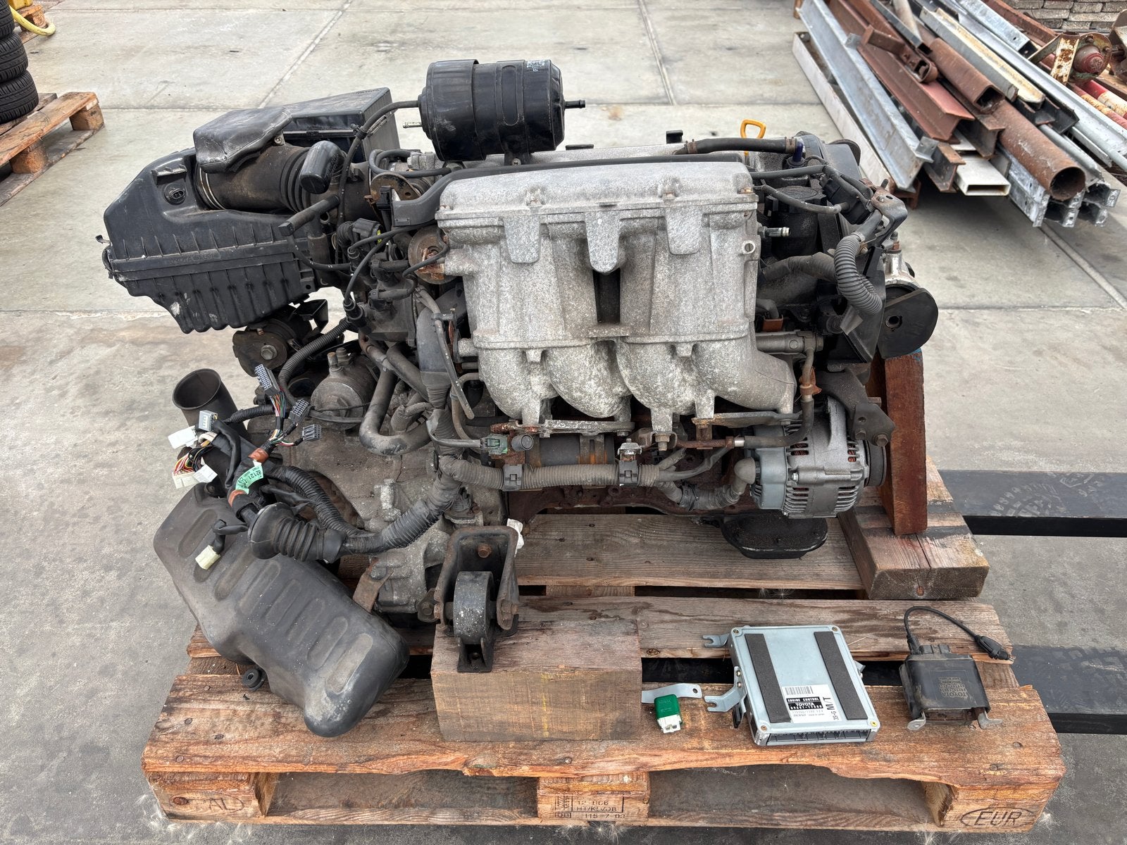 Toyota 3SGE motor met S54 bak, REV5 MR2 SW20, Auto-onderdelen, Ophalen, Gebruikt, Toyota