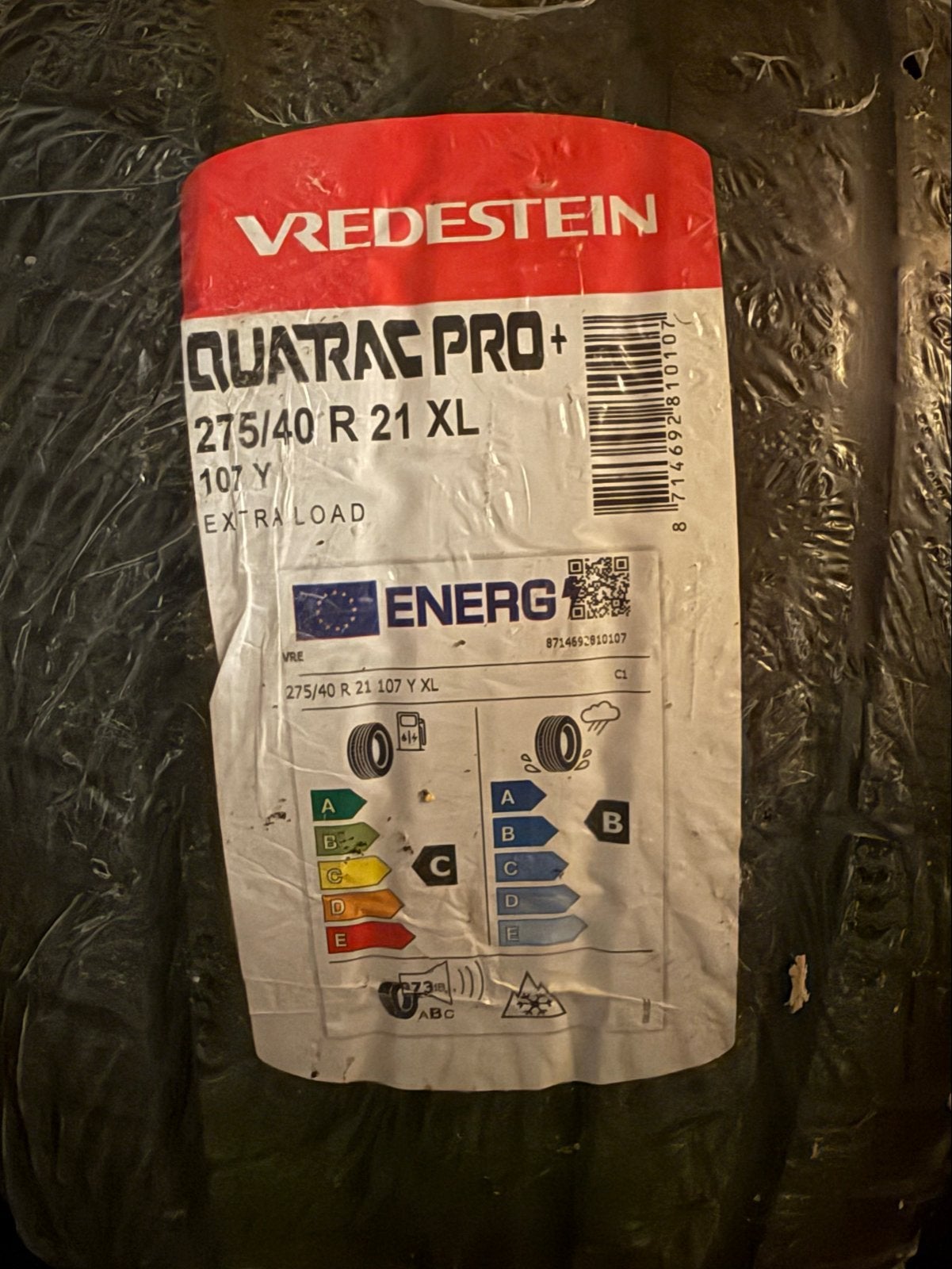 2x Vredestein Quatrac Pro+  275/40/21 all season, 275 mm, Nieuw, All Season, Band(en)