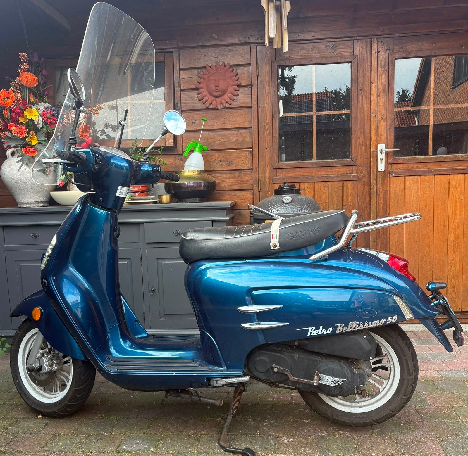 Retro Bellissimo 50 mooie klusscooter/ onderdelen compleet, Ophalen, Gebruikt, Overige typen, Overige merken