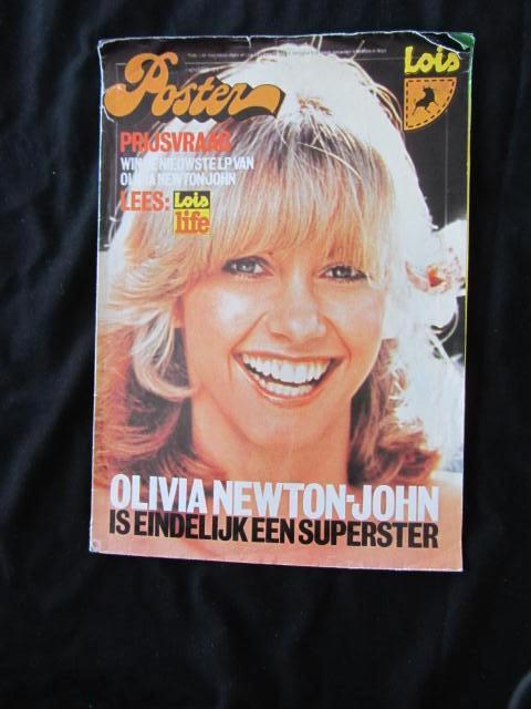 reclame poster Lois Olivia-Newton John, Ophalen of Verzenden, A1 t/m A3, Muziek, Rechthoekig Staand