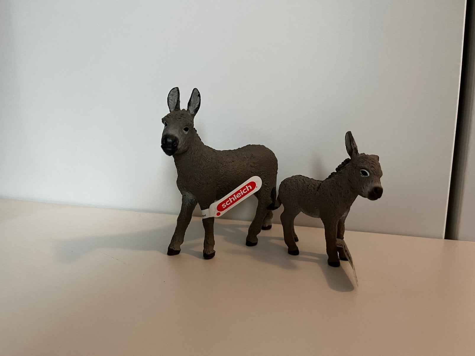 Schleich ezel veulen en merrie, Ophalen of Verzenden, Nieuw