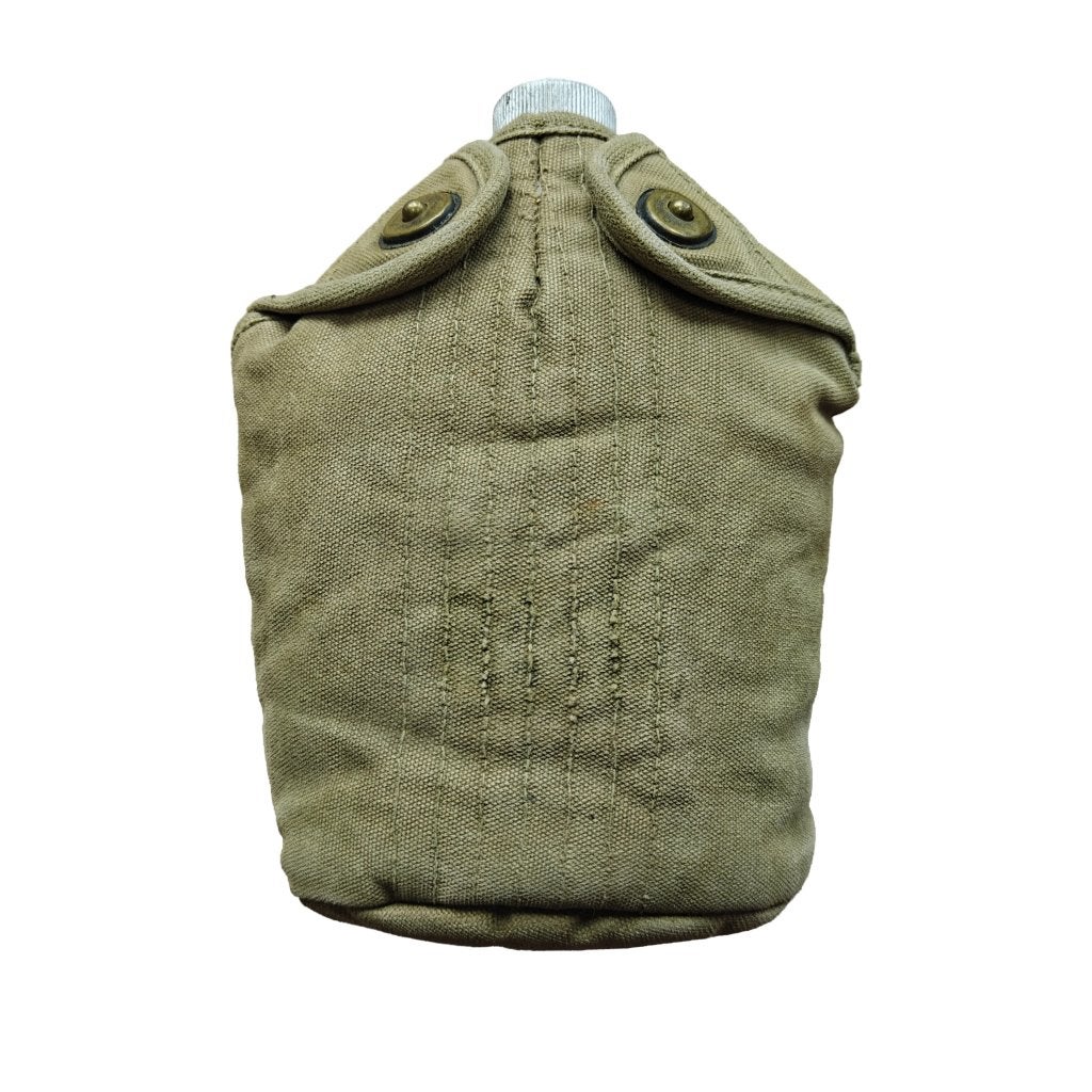 WWII US Canteen, Verzamelen, Ophalen of Verzenden, Amerika, Embleem of Badge