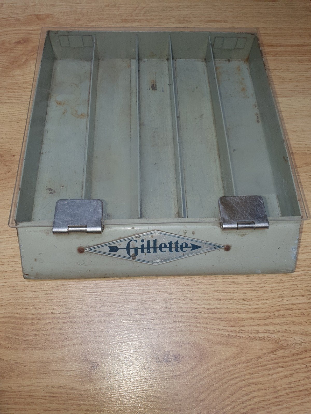 Vintage Gillette Toonbank Display - Scheermesjes Houder, Ophalen of Verzenden