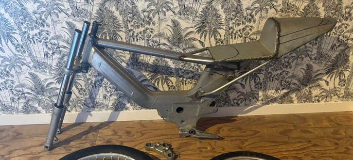 Puch race frame en ebr voorvork, Ophalen of Verzenden, Gebruikt, Frame