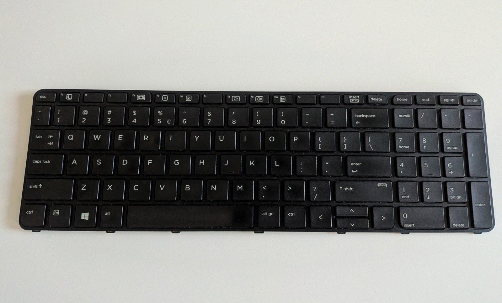 Origineel HP toetsenbord Model X63, US International, Gebruikt, Ophalen of Verzenden, HP, Qwerty
