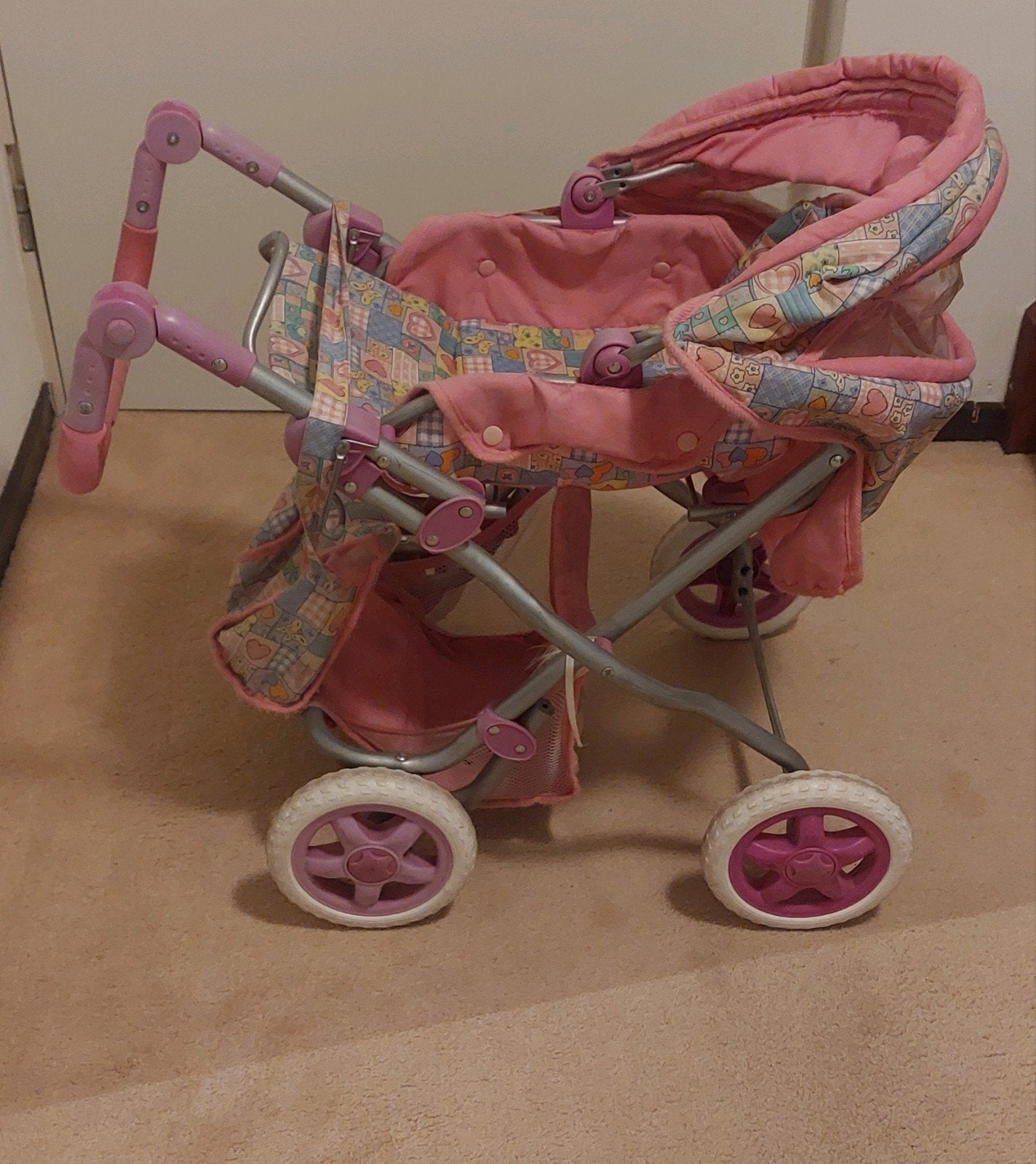 Poppen en poppenwagen set, Ophalen, Gebruikt, Babypop