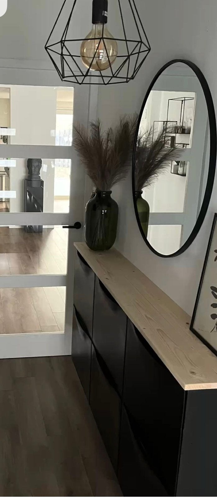 7 ikea trones schoenenbak zwart, Huis en Inrichting, Ophalen, Zo goed als nieuw