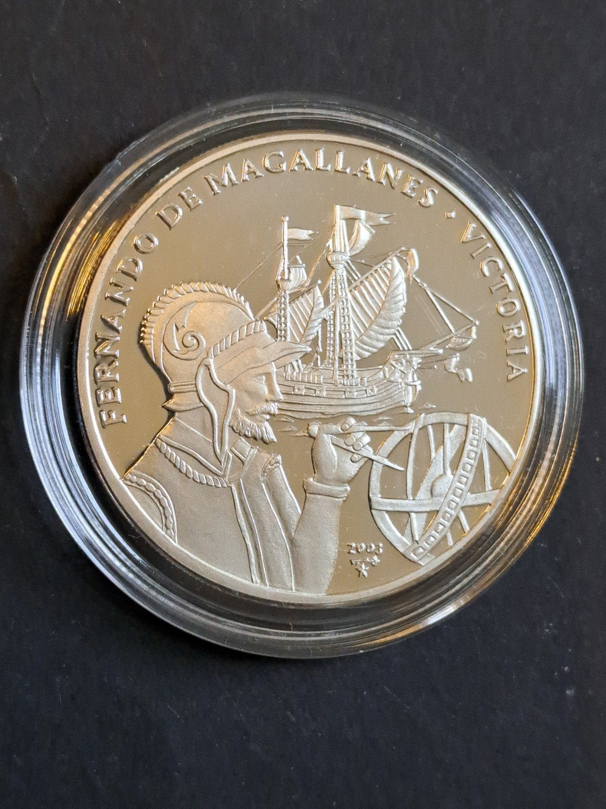 Cuba 10 pesos 2003 proof, Ophalen of Verzenden, Midden-Amerika, Losse munt, Zilver
