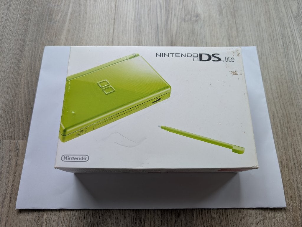 Originele doos Nintendo DS Lite (Lime) - exclusief console, Ophalen of Verzenden, Gebruikt, Groen, DS Lite