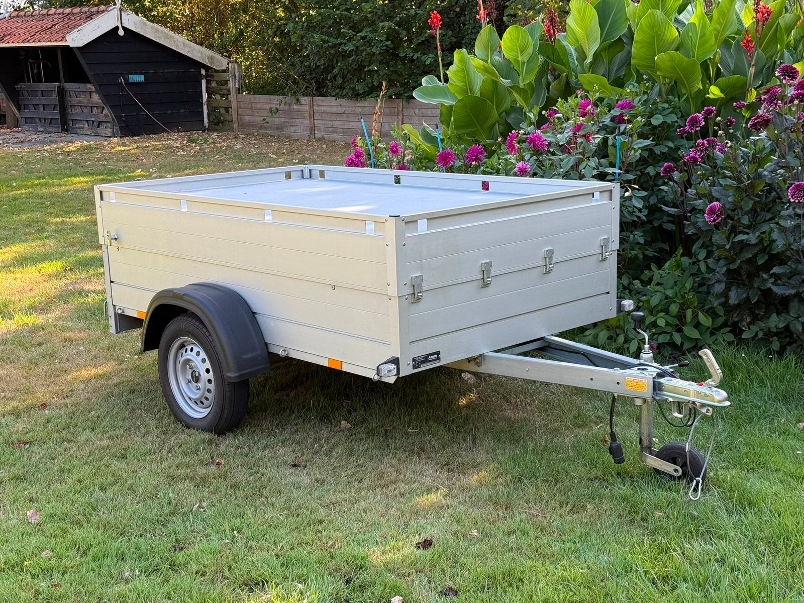 Anssems bagagewagen 211x126x48cm Incl disselslot&reservewiel, Auto diversen, Aanhangers en Bagagewagens, Ophalen, Gebruikt