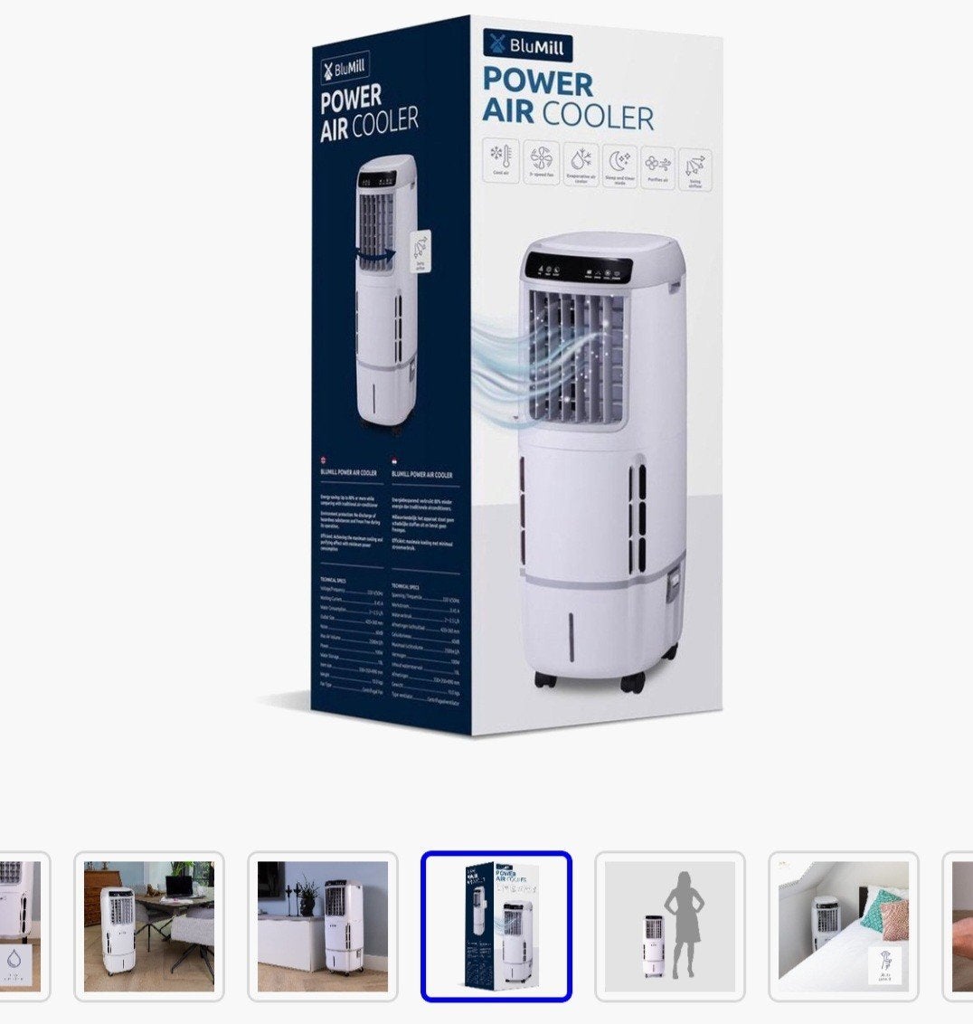 Grote Power Aircooler, Ophalen of Verzenden, Zo goed als nieuw
