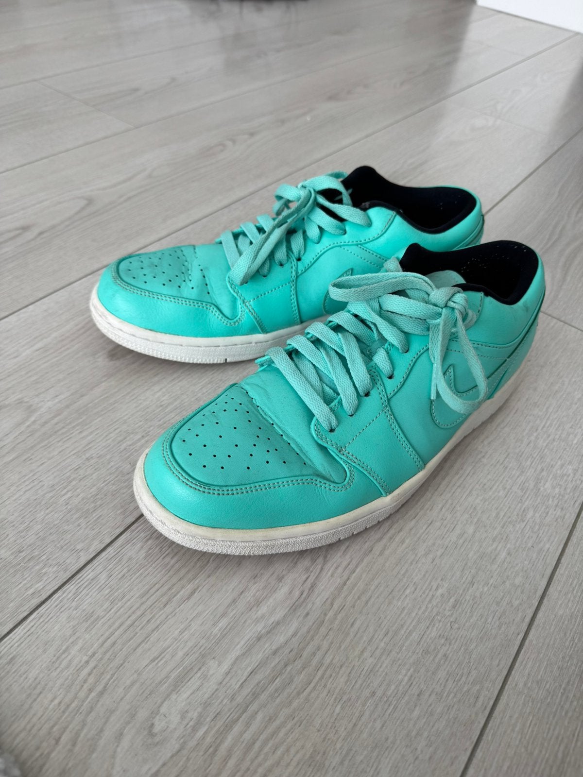 Nike air Jordan 1 low hyper turqoise 2016 limited edition, Overige kleuren, Ophalen of Verzenden, Sneakers of Gympen, Gedragen