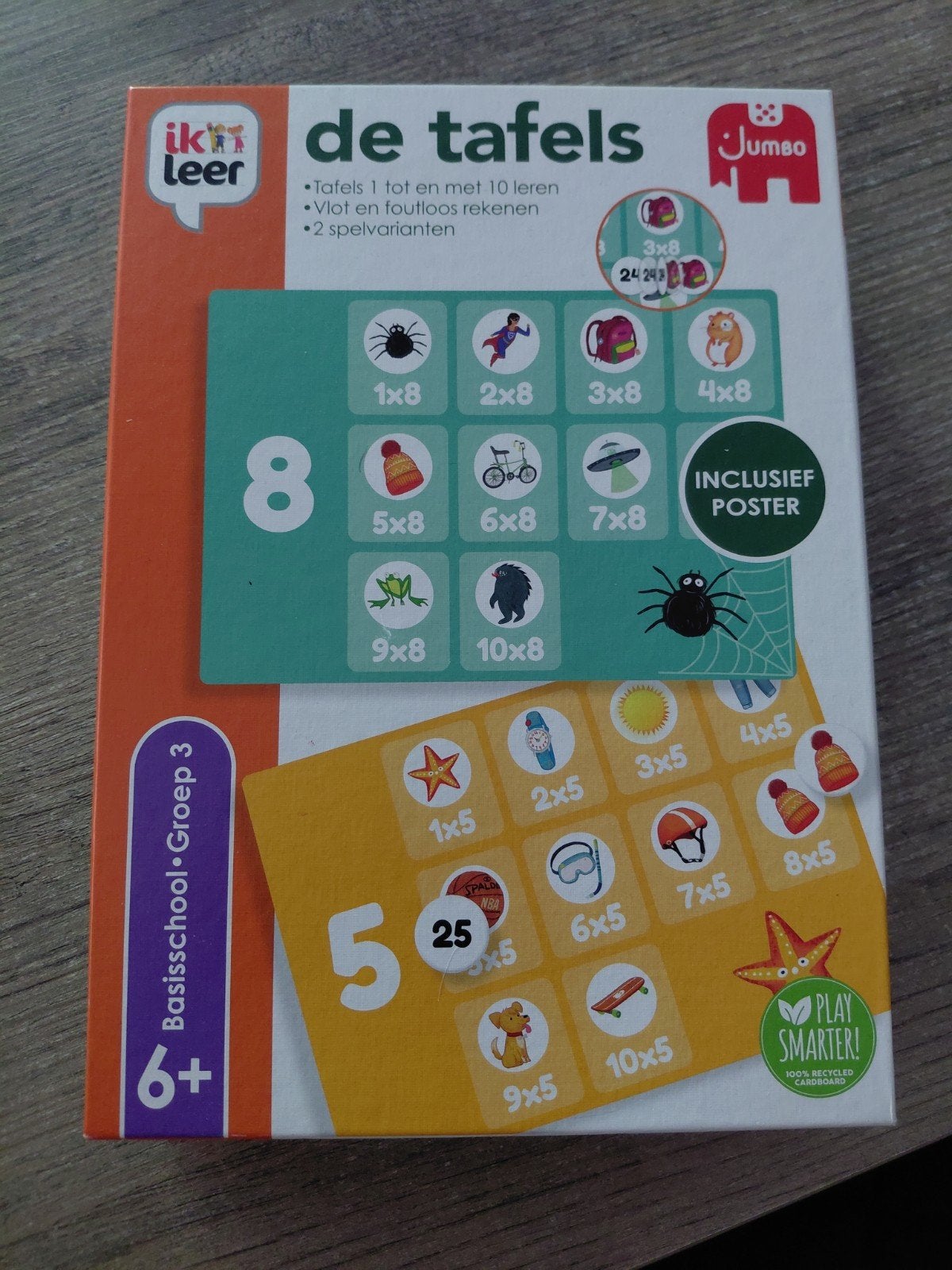 Jumbo Ik Leer: De Tafels - Educatief Spel (6+), Ophalen, Zo goed als nieuw, Rekenen