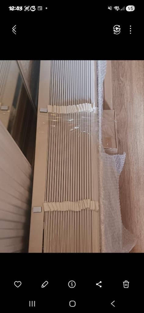 Shutters  cremekleur nieuw, Ophalen, 100 tot 150 cm, 150 tot 200 cm, Nieuw