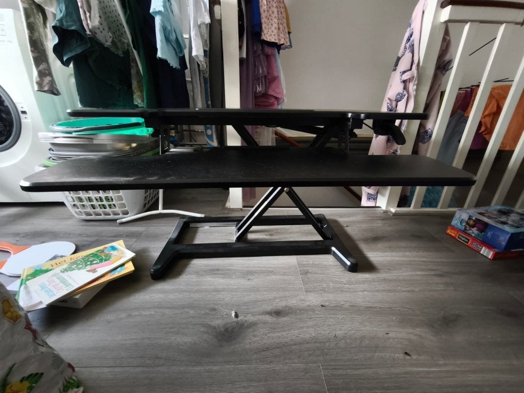 Zit sta verhoger tot 12 tot 50 cm, Huis en Inrichting, Bureaus, Ophalen, Hout, 86 cm, Zo goed als nieuw