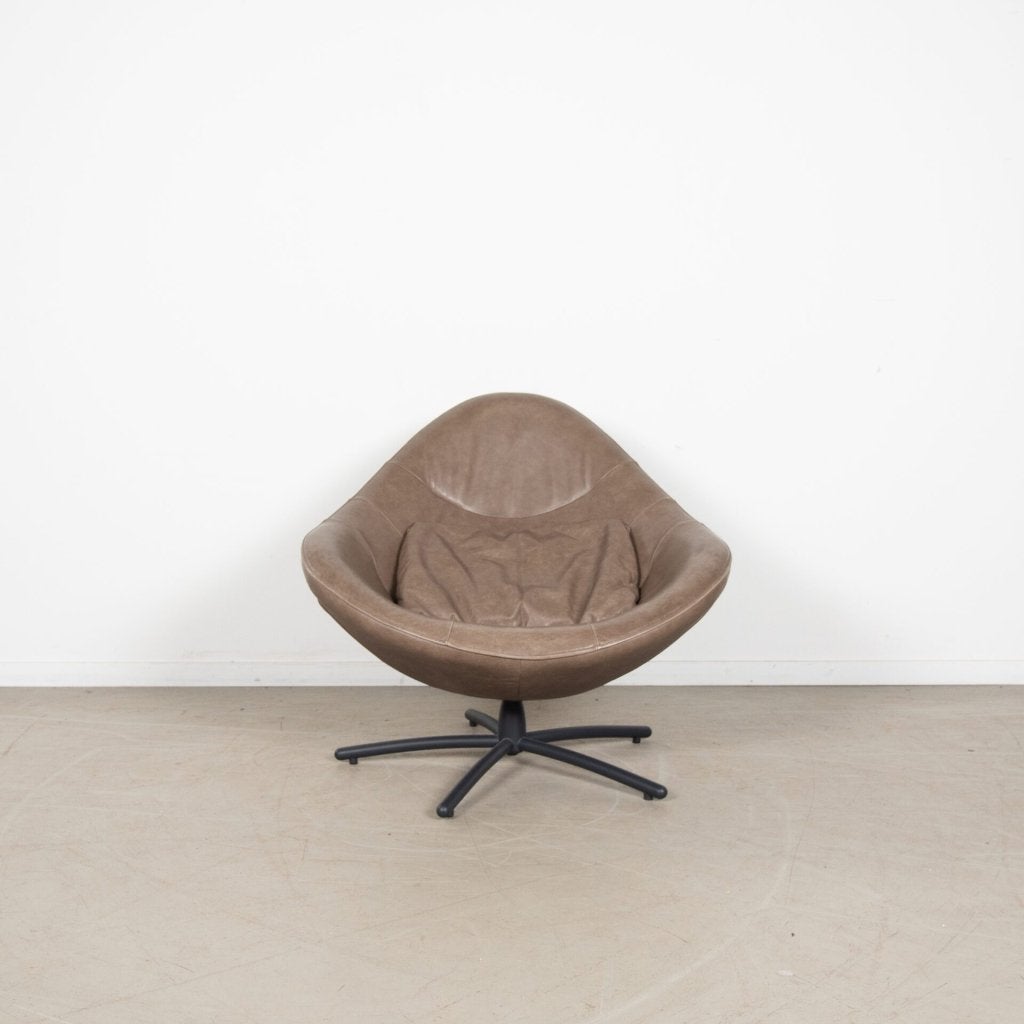 1x Label Hidde Fauteuil Taupe Leer, Niet ingevuld, Zo goed als nieuw, Niet ingevuld, Niet ingevuld