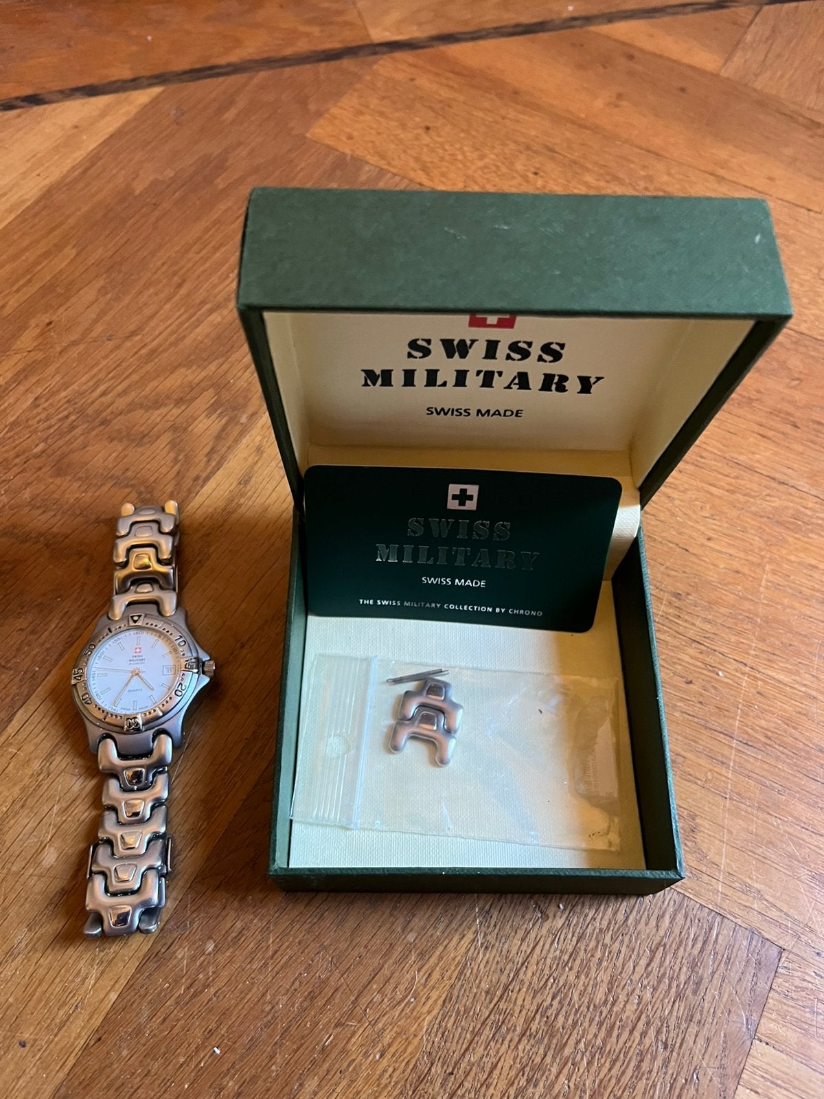 Swiss military herenhorloge, Overige merken, Staal, Staal, Polshorloge