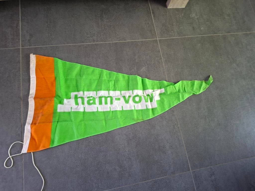 Ham vow vlag, Ophalen of Verzenden, Zo goed als nieuw, Reclamebord