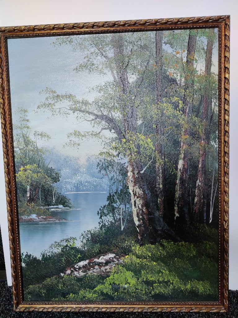 Schilderij vintage- retro, Overige stijlen, Bijzondere lijst, Doek, Overige technieken
