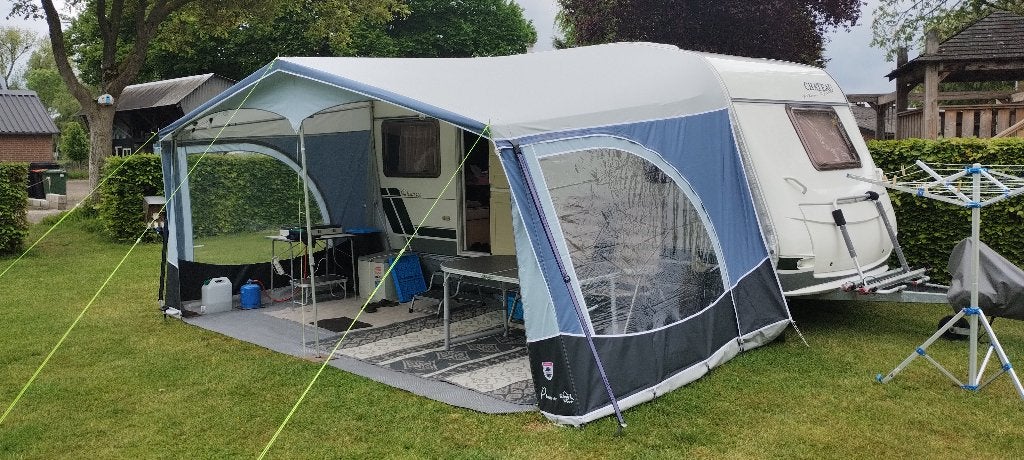 Walker Pioneer 240 All Season Easy-Door voortent z.g.a.n., Caravans en Kamperen, Ophalen, Zo goed als nieuw, Ten Cate All Season 240g/m2