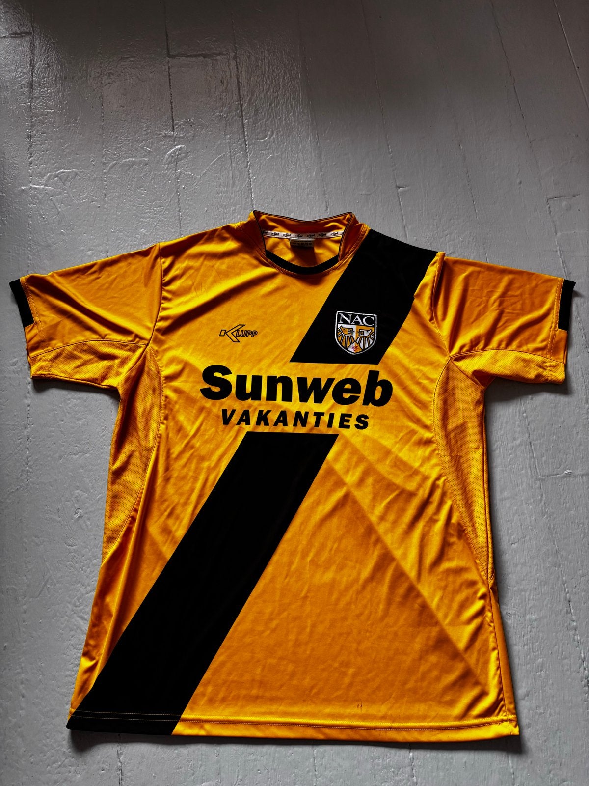 NAC Breda Thuisshirt Sunweb XXL, Ophalen of Verzenden, Zo goed als nieuw, Overige maten, Geel