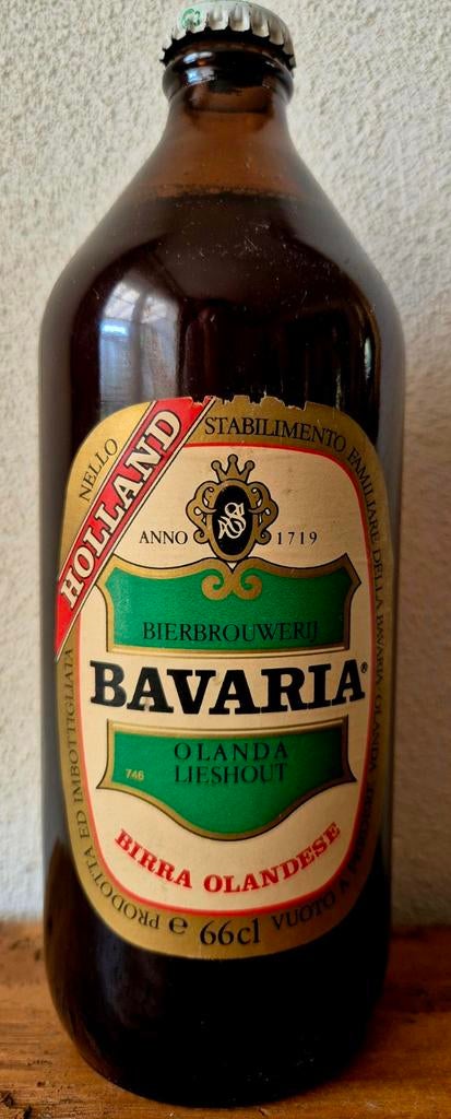 Fles BAVARIA HOLLAND bier Lieshout 66cl SPECIALE FLES, Ophalen of Verzenden, Zo goed als nieuw, Flesje(s), Bavaria