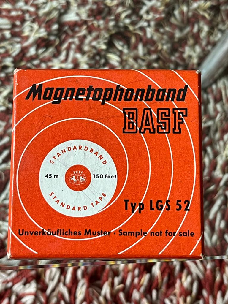 BASF Magnetophonband LGS 52 - 45m/150ft - Nieuw in doos, Ophalen, Onderdeel, Met banden