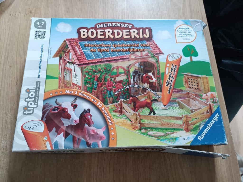 Tiptoi Dieren Boerderij Interactieve Speelwereld, Kinderen en Baby's, Speelgoed | Educatief en Creatief, Ophalen, Gebruikt, Ontdekken