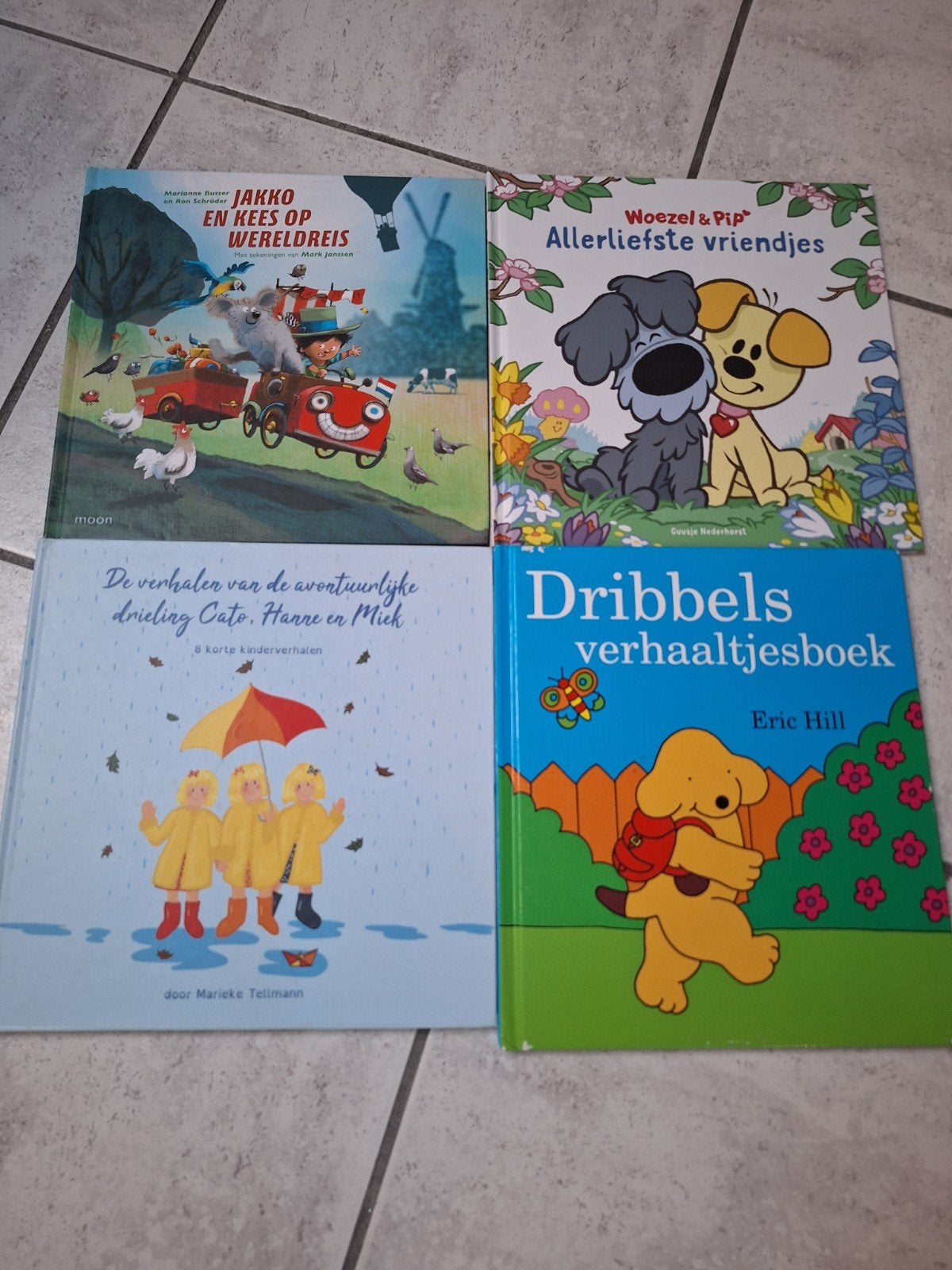Diverse kinderboeken: Disney, Woezel & Pip, Elmer en meer, Boeken, Ophalen of Verzenden, Gelezen, Fictie algemeen