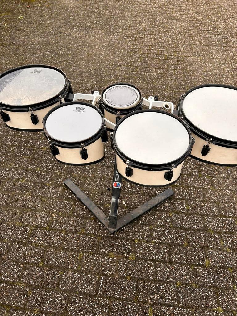 Majestic quint, tenor, multi toms, Muziek en Instrumenten, Percussie, Ophalen of Verzenden, Gebruikt, Trommel