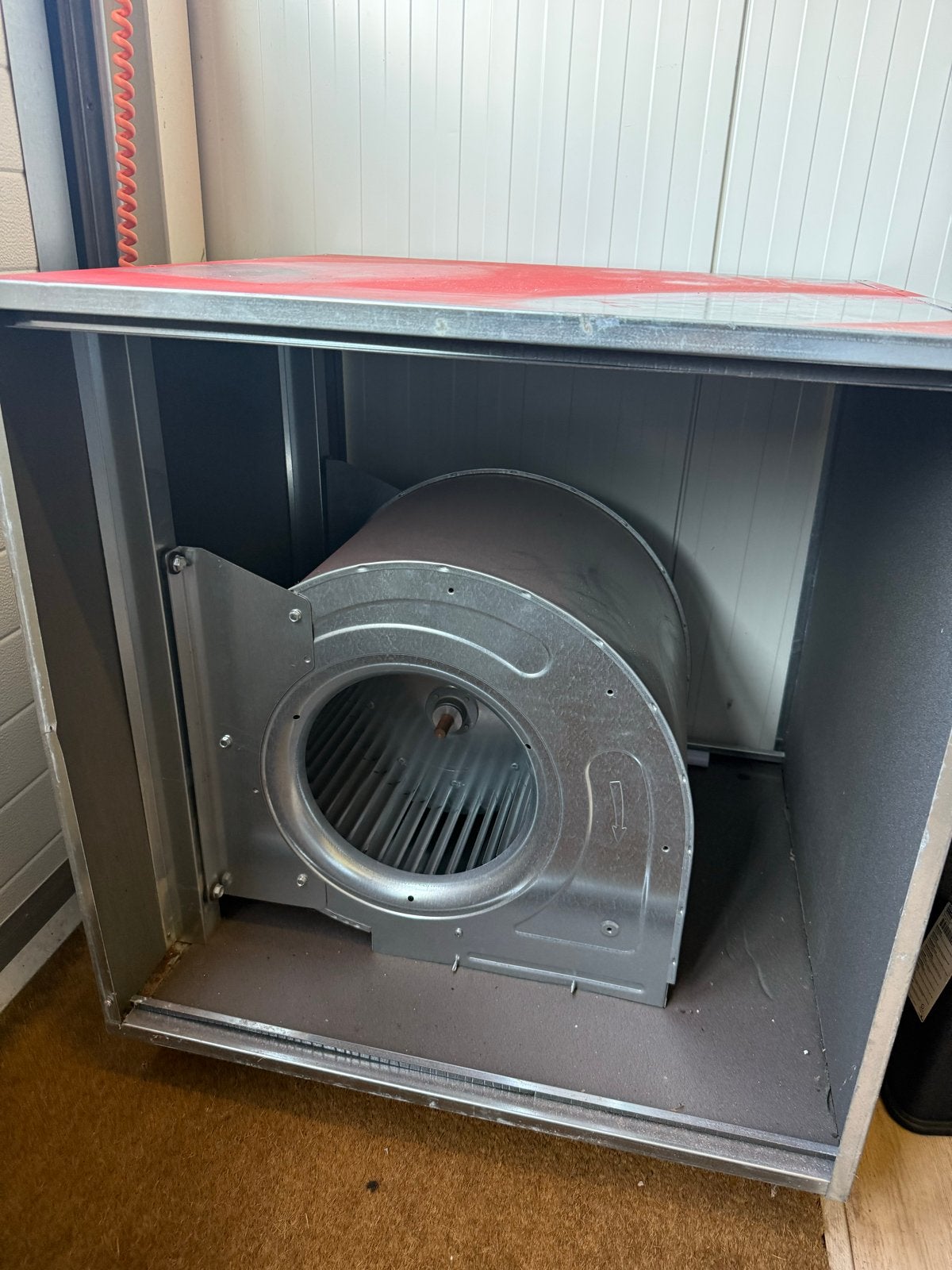 Krachtige Afzuiger/Ventilator in Geluidsdichte Box, Doe-het-zelf en Verbouw, Ophalen, Gebruikt, Ventilator en Afzuiger