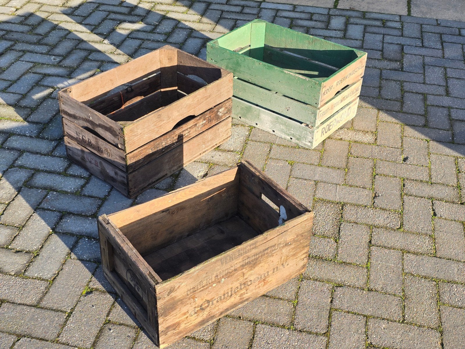 3 fruitkisten € 15 euro, Ophalen, Minder dan 50 cm, Minder dan 50 cm