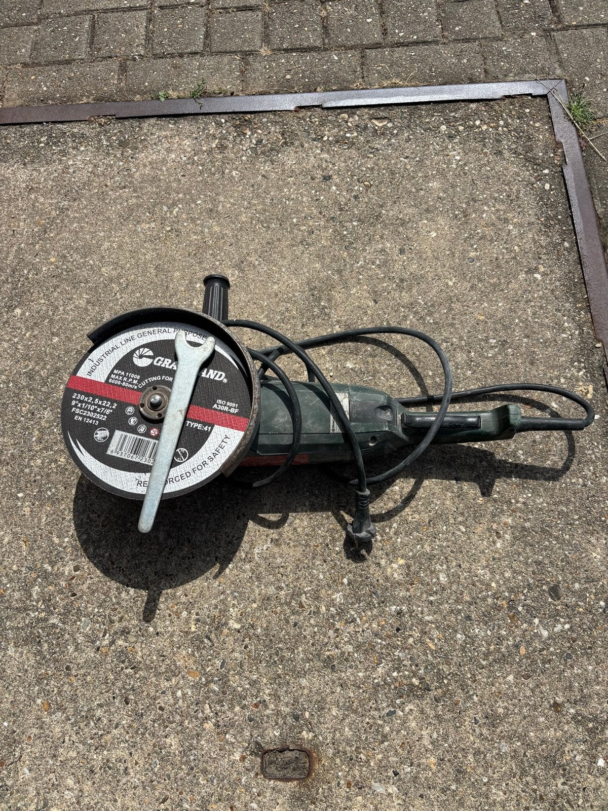 Metabo W 2030 Haakse Slijper - Krachtige Slijptol, Doe-het-zelf en Verbouw, Gereedschap | Slijpmachines, Ophalen, Gebruikt, 1000 watt of meer
