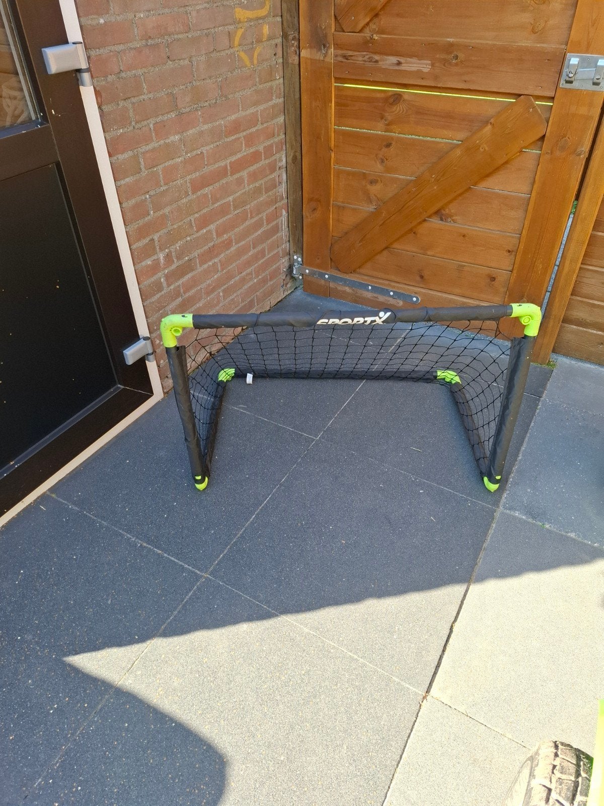 Voetbal doel inklapbaar, Ophalen
