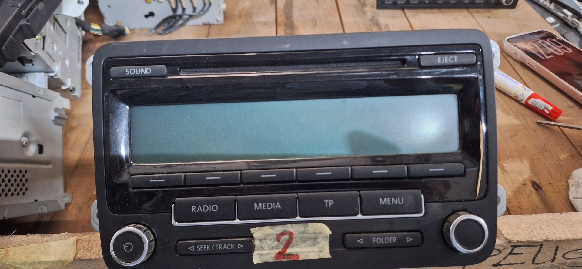 Originele Volkswagen RCD310 Autoradio - Golf / Polo / Passat, Gebruikt, -, -, Ophalen of Verzenden