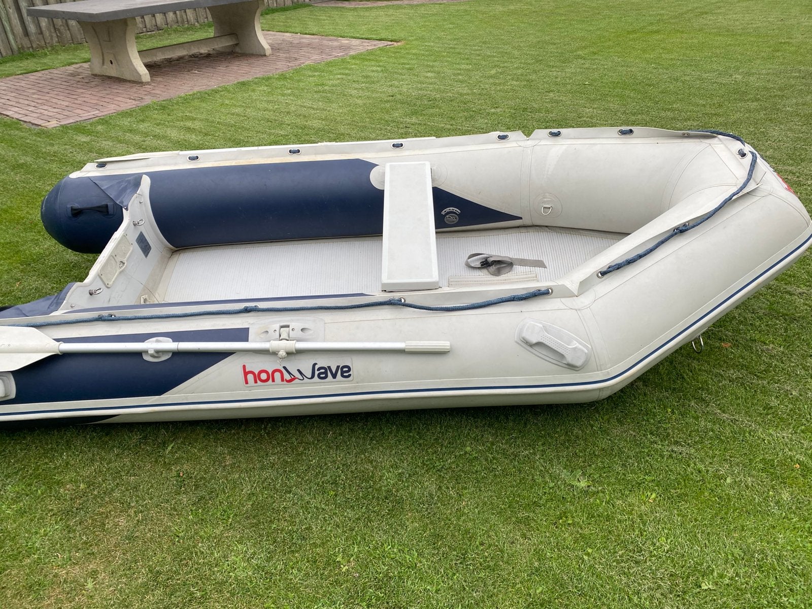 Honwave airdeck 329 met 5 pk motor, Watersport en Boten, Bootonderdelen, Ophalen, Gebruikt
