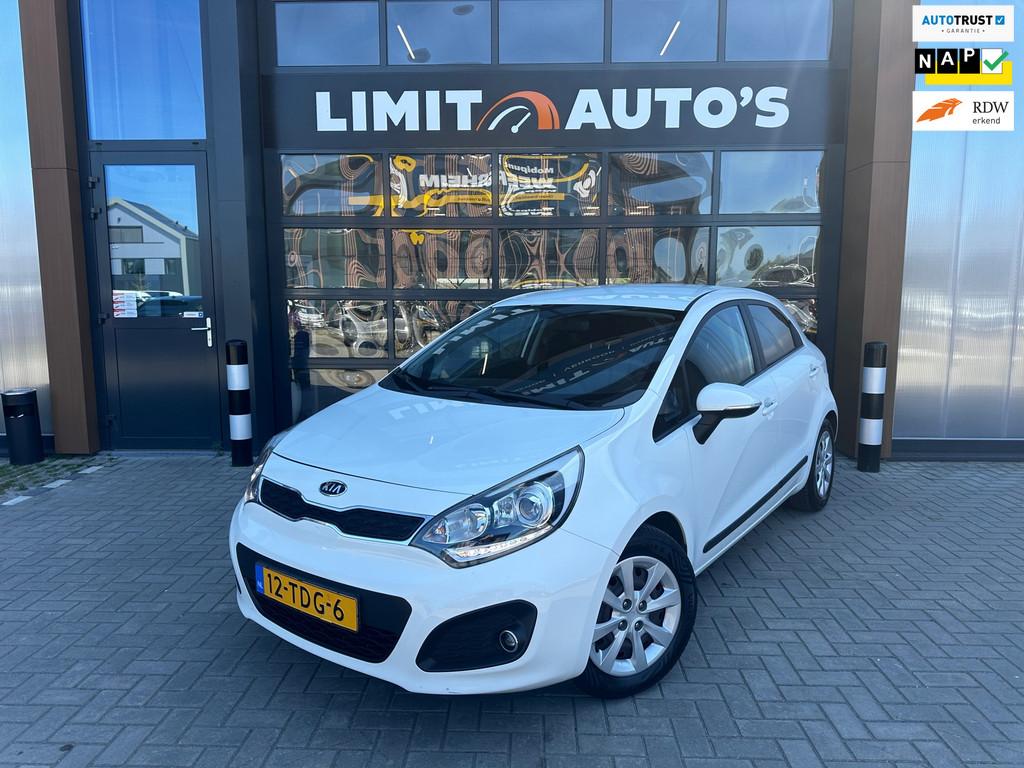 Kia Rio 1.2 CVVT Plus Pack Airco/El.ramen/Led/Trekhaak/5drs/, Euro 5, 4 cilinders, Wit, Origineel Nederlands