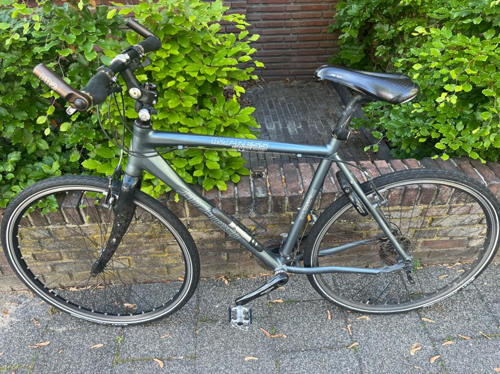 Jan Jansen herenfiets, Fietsen en Brommers, Fietsen | Heren | Sportfietsen en Toerfietsen, Minder dan 10 versnellingen, Gebruikt