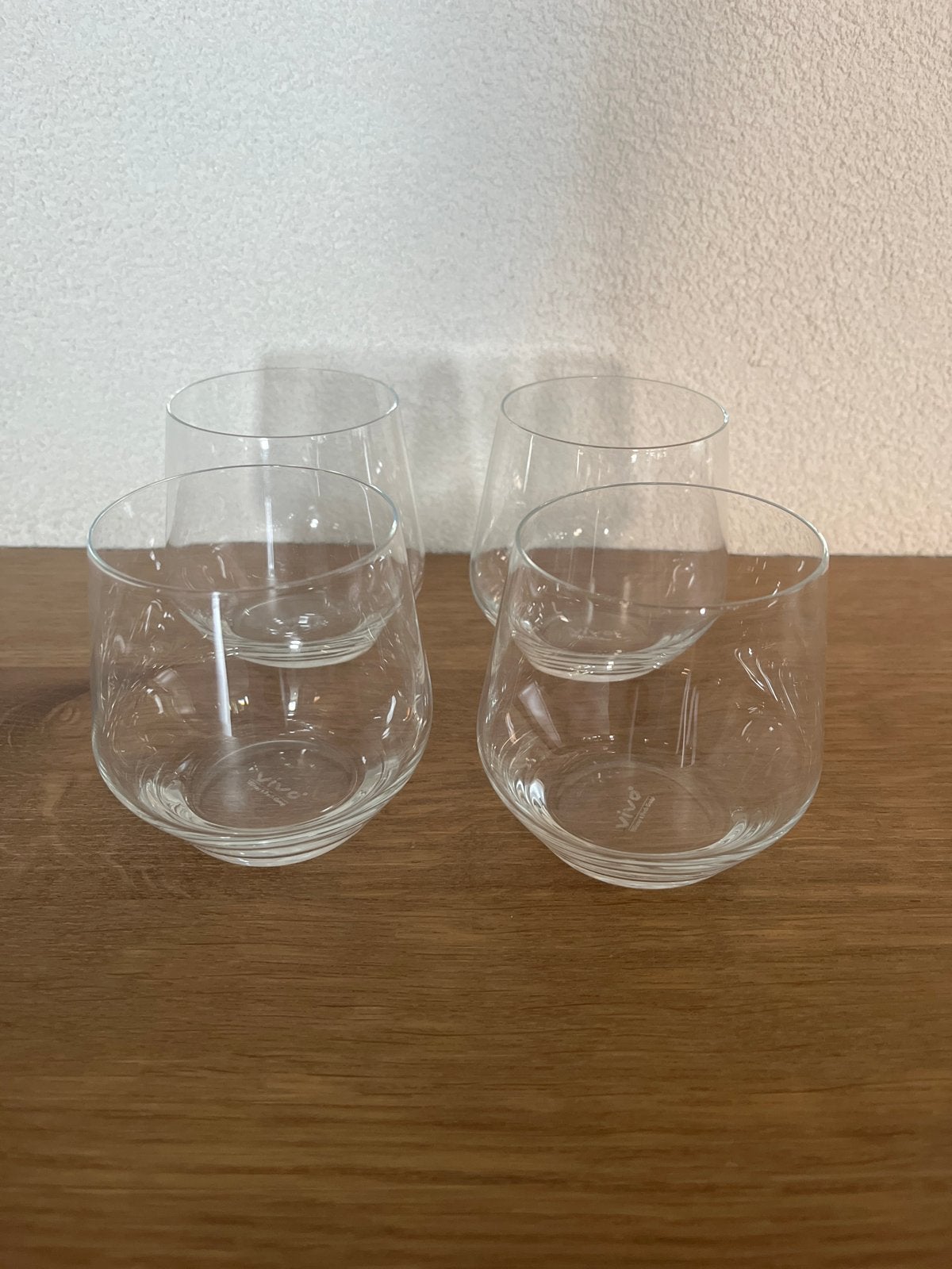 Set van 4 Vivo waterglazen, Ophalen, Gebruikt, Glas