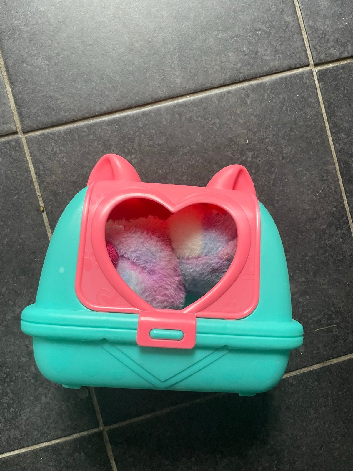 Gratis: Leuke kattenmand met zacht poesje, Ophalen of Verzenden, Gebruikt, Meerkleurig, Kat