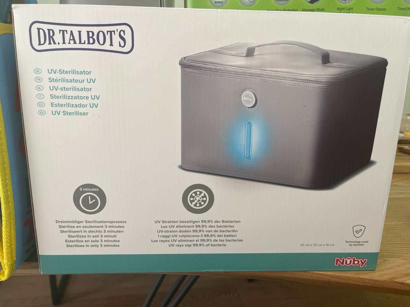 Dr. Talbot's Nûby UV Sterilisator - steriliser - nieuw, Ophalen, Zo goed als nieuw
