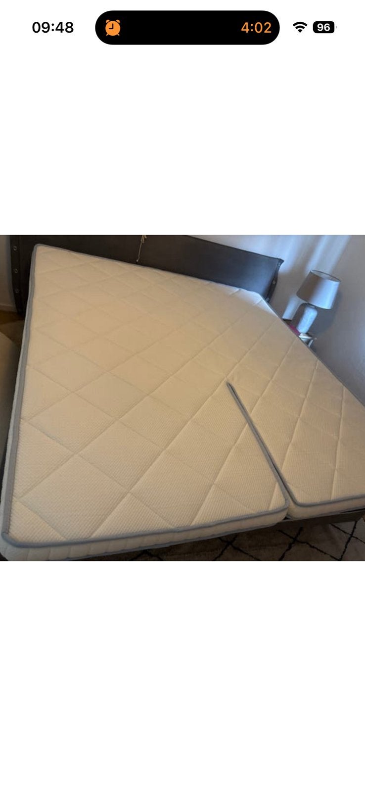Swiss sense topper 180x220 cm, Huis en Inrichting, Slaapkamer | Bedden, Ophalen, Tweepersoons, Zo goed als nieuw, Stof