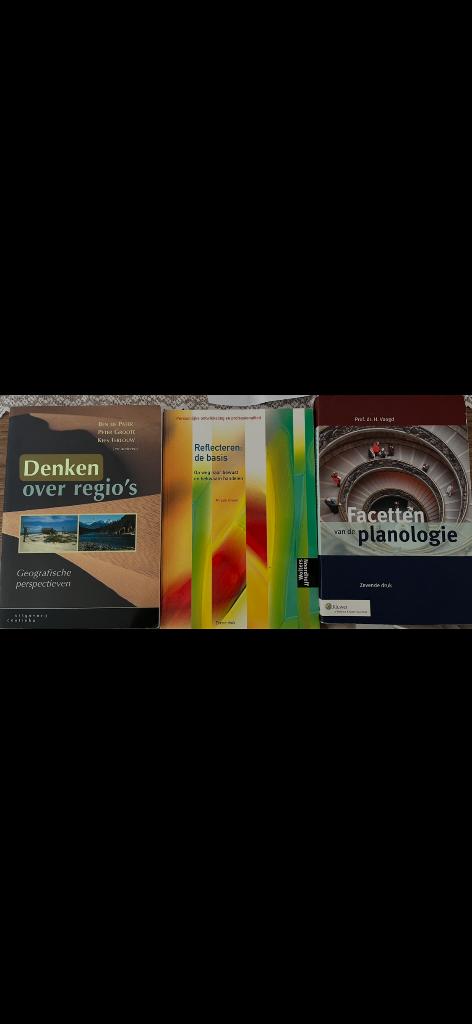 Facetten van de planologie-Denken over regio’s -Reflecteren, Boeken, Ophalen of Verzenden, Zo goed als nieuw, Overige niveaus