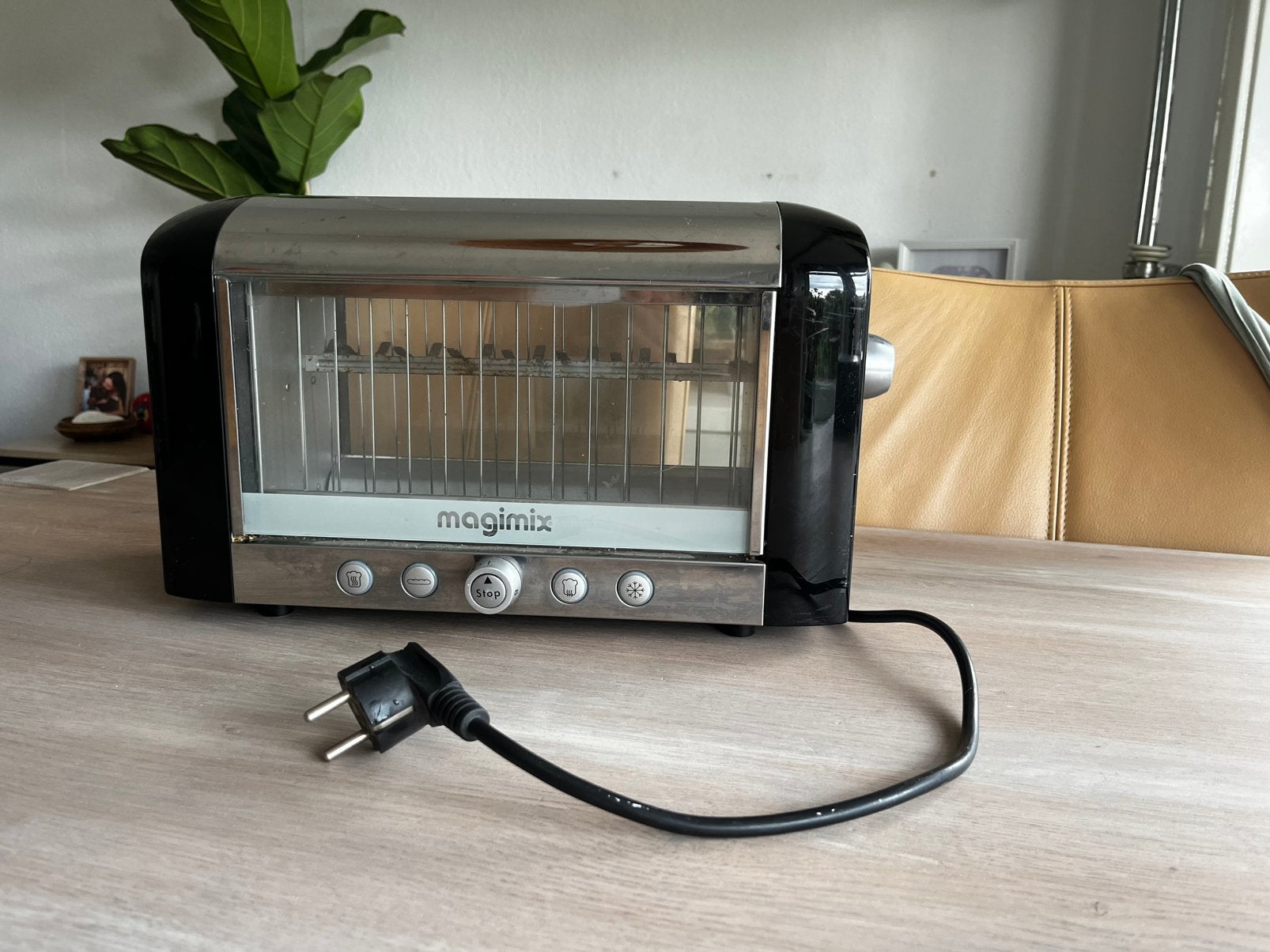 Magimix Vision broodrooster, Huis en Inrichting, Overige typen, Ophalen of Verzenden, Zo goed als nieuw, Zwart