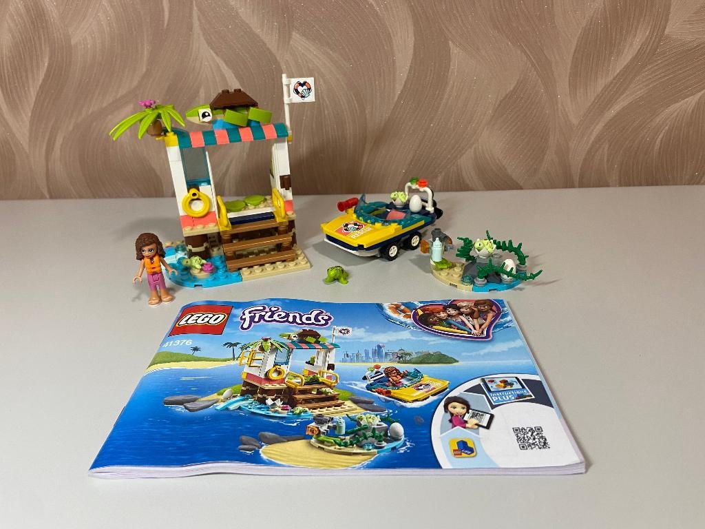 Lego - Friends - 41376 - Turtles Rescue Mission - compleet, Ophalen of Verzenden, Zo goed als nieuw, Complete set, Lego