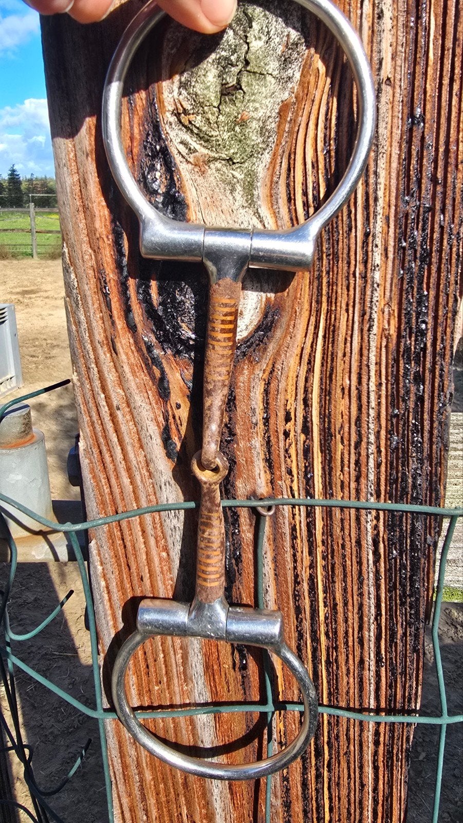 Dee snaffle, Ophalen of Verzenden, Gebruikt, Bit
