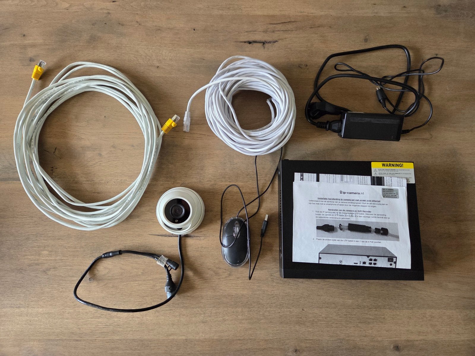 Basic Dome Beveiligingscamera set met Sony 2MP Cmos, Ophalen, Gebruikt, Buitencamera