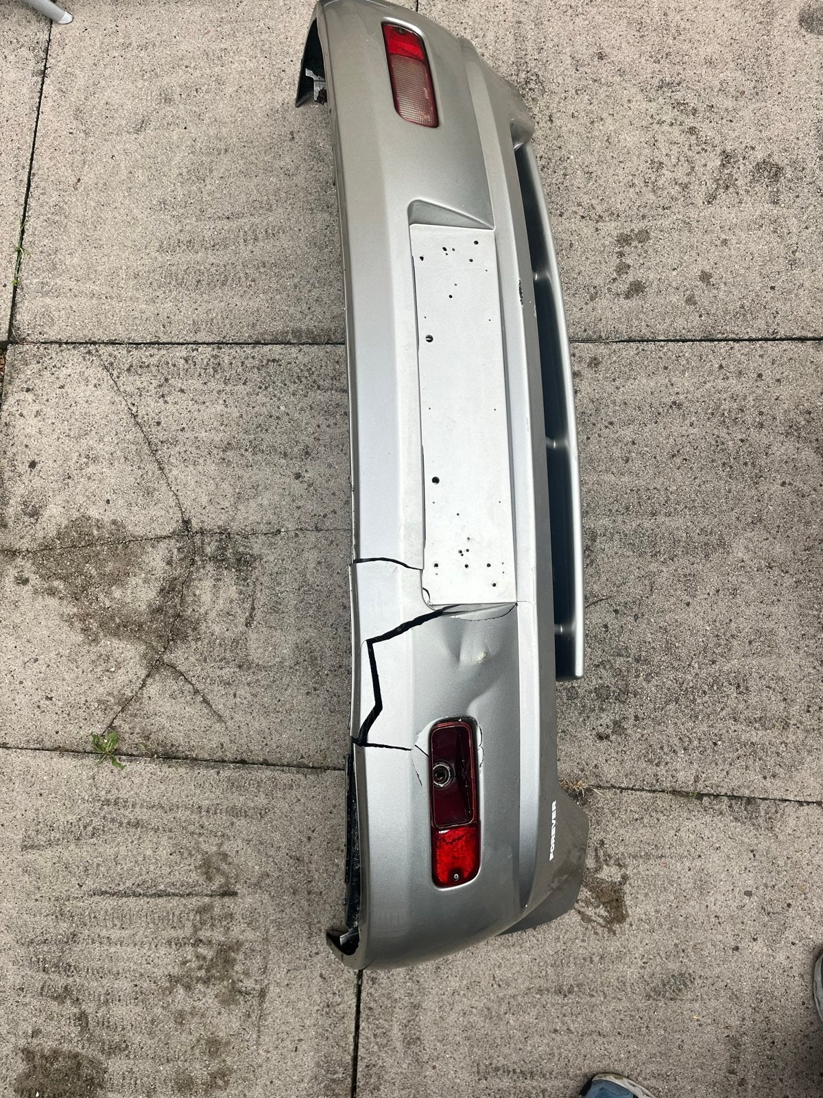 Fiat Barchetta achterbumper met schade, Gebruikt, Ophalen of Verzenden, Achter, Bumper