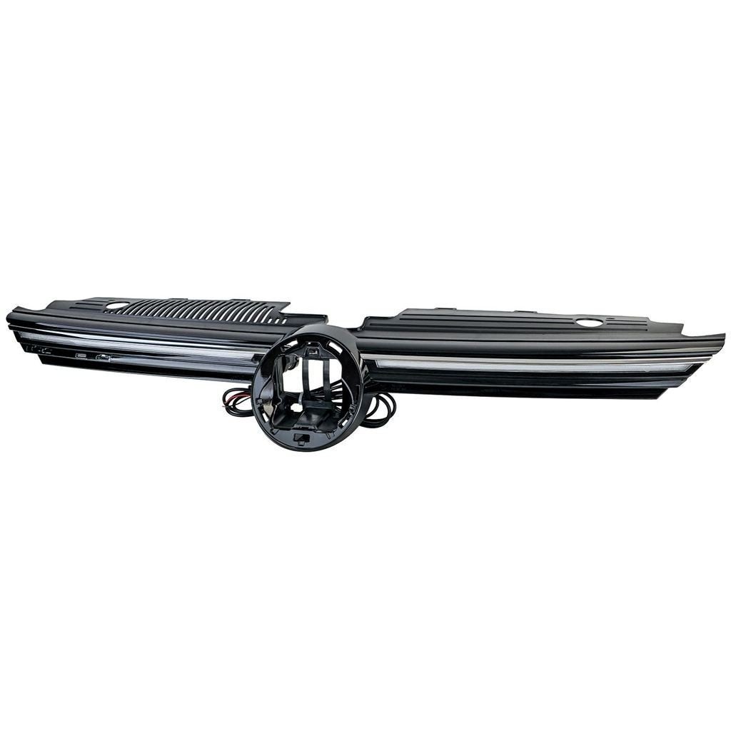 Led Grill Glans Zwart met Chrome Geschikt Voor VW Golf 8 [va, Verzenden, Automotive Parts, A.parts@hotmail.nl, Trasmolenlaan 12 3447 GZ Woerden